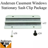 Stationary Sash Clips, Andersen Enhanced Casement 1995-1998