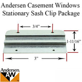 Stationary Sash Clips, Andersen Enhanced Casement 1995-1998