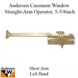 Andersen - Perma-Shield - Casement Window Straight Arm Operator LH, Wood, Single Arm, 7193-32