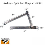 Enhanced Casement Split Arm Hinge, Sill, Left, 1995-98