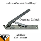 Andersen Enhanced Casement Straight Arm Head Hinge, Left Handed, 22 Inch