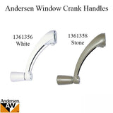 Andersen Casement Window Crank For Perma Shield and EZ Casement Windows Stone