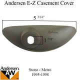 Andersen Enhanced Casement Window - Operator Cover - Metro Style - Stone - 1995 -1998.