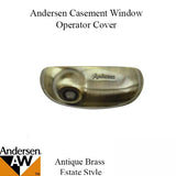 Andersen Enhanced Casement Window - Operator Cover - Estate Style - Antique Brass - 1995 -1998.