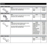 Andersen Window Improved/E-Z Casement Crank/Handle - Estate Style - Chrome