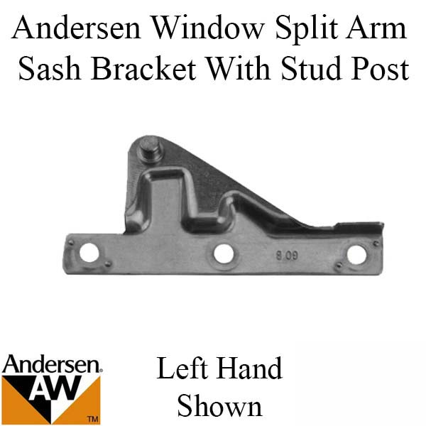 Andersen Bracket With Stud post, Left Hand – Golden Locks Inc