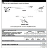 Andersen Window Straight Arm Operator Channel / Track - Left Hand - Corrosion Resistant