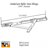 Andersen Casement Right Handed Split Arm Sill Hinge 1995 - Present