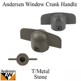 Andersen E-Z Casement Window Crank Handle T Metal Stone Window Handle