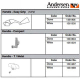 Andersen E-Z Casement Window Crank Handle T Metal Stone Window Handle