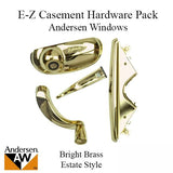 Hardware Pack, EZ, Estate Style - Bright Brass