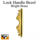 Andersen Window - Improved E-Z Casement Lock Bezel - Brass