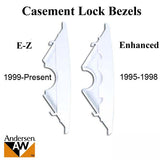 Andersen Window - Improved E-Z Casement Lock Bezel - Brass