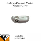 Andersen Perma-Shield Improved/E-Z Casement Windows - Operator Cover - Estate Style - Satin Nickel