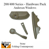 Andersen Casement Window - 200/400 Series - Hardware Pack - Traditional - Stone