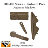 Andersen Casement Window - 200/400 Series - Hardware Pack - Folding Contemporary - Stone