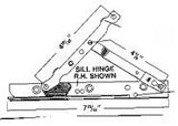 Discontinued Andersen Perma-Shield Casement Right Hand Head Hinge (1971-81) - Stainless Steel