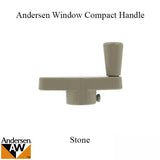 Andersen Compact Handle For Awning and Casement Window Handle Stone