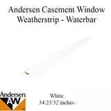 Andersen Perma-Shield Casement Windows - Weatherstrip - Waterbar - 34 23/32 inches - White