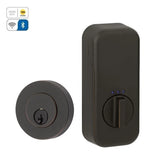 Emtek EMP28423 Modern Disc Deadbolt - Brass - Single Cylinder - EMPowered 2 Upgrade