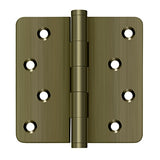 4" x 4" x 1/4" Radius Hinges / Zig-Zag