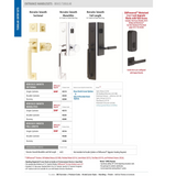 Emtek 4216 Hercules Smooth Full Length Single Cylinder Entrance Handleset - Brass Tubular