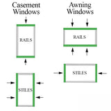 Andersen Glazing Bead, Perma-Shield Improved/E-Z 400 Series, 5/8" CN1, 17-1/32" - Terratone