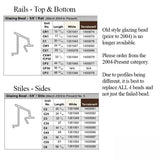 Andersen Glazing Bead, Perma-Shield Improved/E-Z 400 Series, 5/8" CN1, 17-1/32" - Terratone