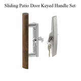 Sliding Patio Glass Door Handle Set Keyed Reversible Handing