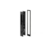 Handle Set, Flush Type 6-5/8, W/ No Handle - Black
