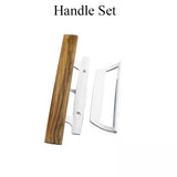 Handle Set with Die-Cast Inside and Outside Pull 3-15/16" Screw Hole Center