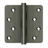 4" x 4" x 1/4" Radius Hinges / Zig-Zag