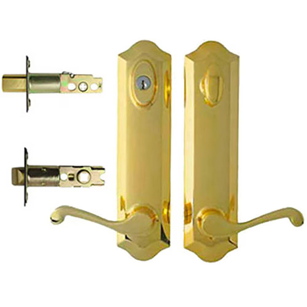 PEACHTREE PRADO HINGED DOOR HARDWARE HANDLE SET - WEISER KEYWAY