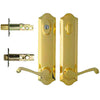 PEACHTREE PRADO HINGED DOOR HARDWARE HANDLE SET - WEISER KEYWAY -14421-WR