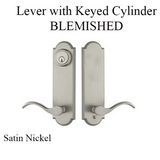 Monaco Active Keyed Multipoint Lock Trim, Classic Wave Lever-BLEM