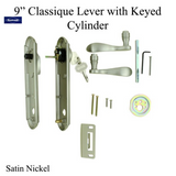 Monaco Active Keyed Multipoint Lock Trim Handleset Classic Wave Lever