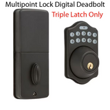 Multipoint Lock Trim Lever Door Handle Deadlocking Tongue and Bolt