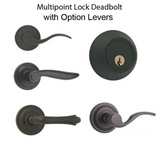 Multipoint Lock Deadbolt Trim, Light Duty