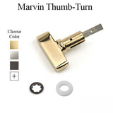 Marvin Thumb turn Only, Hinged Patio door hardware