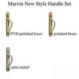 Marvin Sliding Door Wide Handle Set, Active, Keyed with Thumbturn, New Style - Choose Color