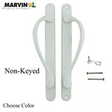 MARVIN Active Non-Keyed Center Thumb Narrow SLIDING DOOR HANDLE SET - Choose Color