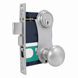 Marks USA 21 Series - Entrance Double Cylinder, Unilock Ornamental Iron Mortise Lock, Round Knob
