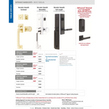 Emtek 4209 Hercules Knurled Full Length Dummy Set Entrance Handleset - Brass Tubular