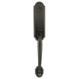 Emtek EMP4313 Richmond Single Cylinder Entrance Handleset - Brass Tubular - EMPowered Upgrade