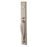 Emtek EMP4415 Jefferson Single Cylinder Entrance Handleset - Brass Tubular - EMPowered Upgrade