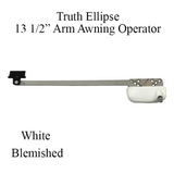 Blemished - Truth Ellipse 15.71 Single 13-1/2 Arm Awning Window Operator - White