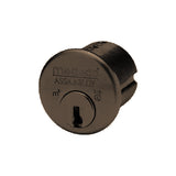 Medeco Original Standard 6 Pin Mortise Cylinder, 1-1/8" - 1-3/4", Straight Cam, 00 Keyway