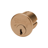 Medeco Original Standard 6 Pin Mortise Cylinder, 1-1/8" - 1-3/4", Straight Cam, 00 Keyway