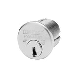 Medeco Original Standard 6 Pin Mortise Cylinder, 1-1/8" - 1-3/4", Straight Cam, 00 Keyway