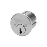 Medeco Original Standard 6 Pin Mortise Cylinder, 1-1/8" - 1-3/4", Straight Cam, 00 Keyway